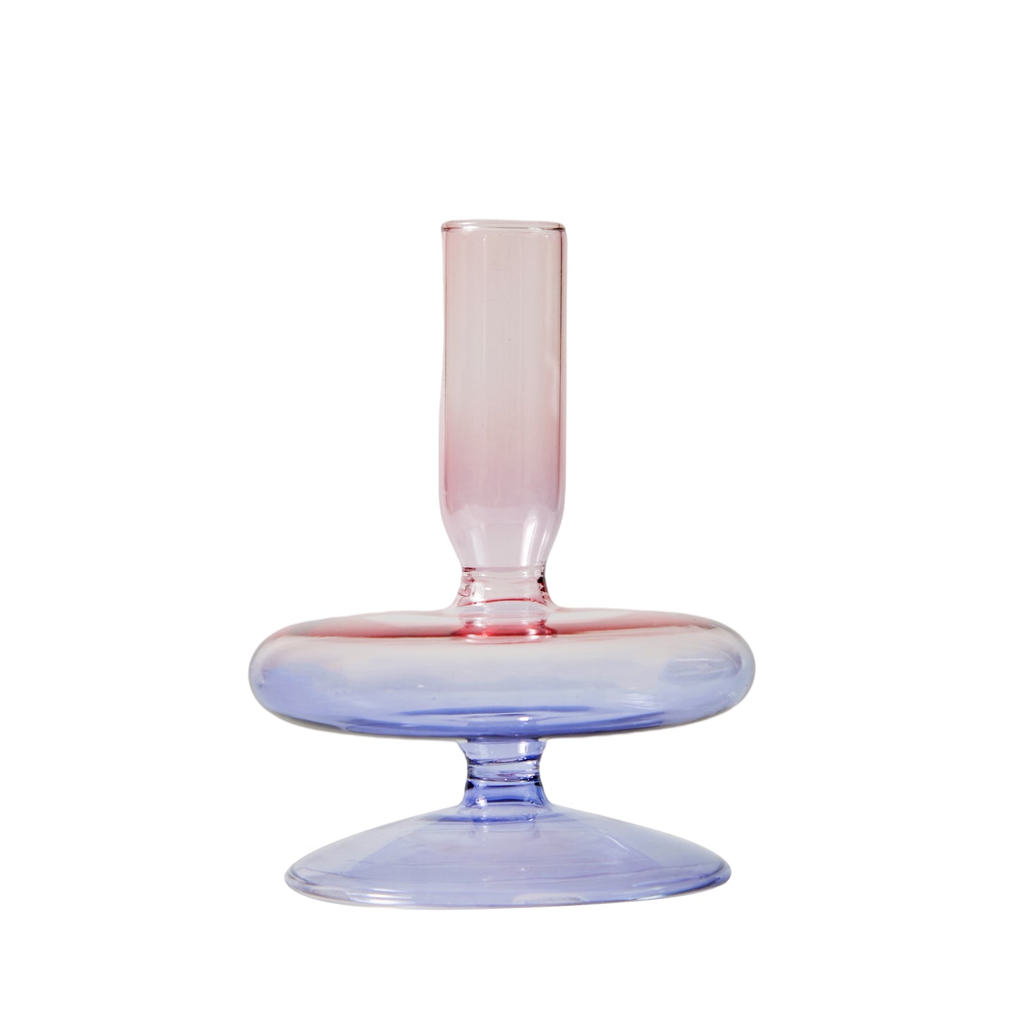 Colorful Glass Taper Candle Holder