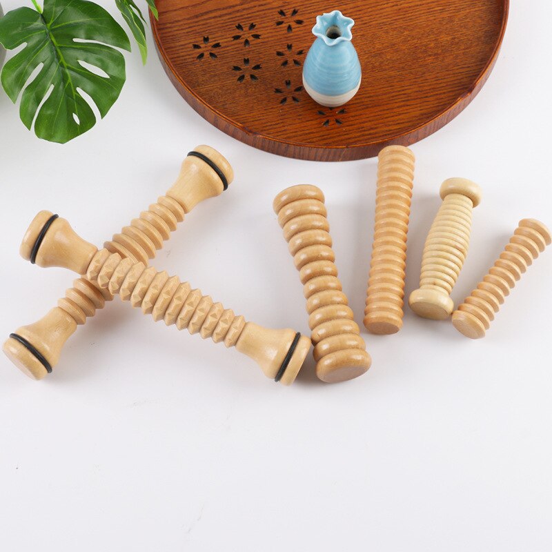 Wooden Foot Massage Roller