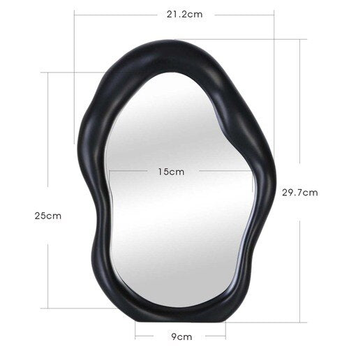 Curved Table Mirror