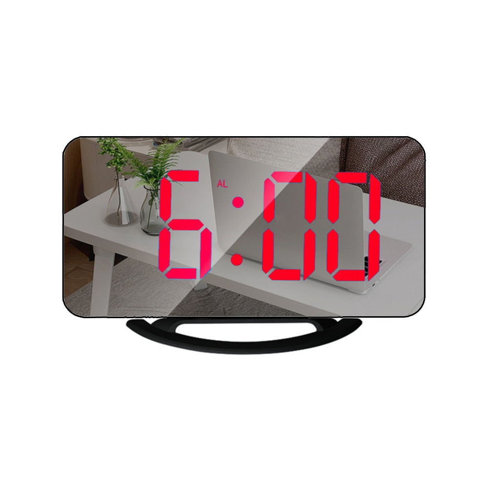 Mirror Digital Alarm Clock