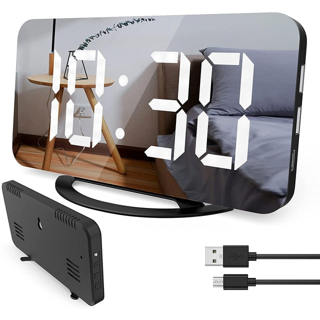 Mirror Digital Alarm Clock