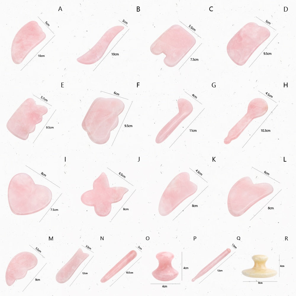 Rose Quartz Facial Tools