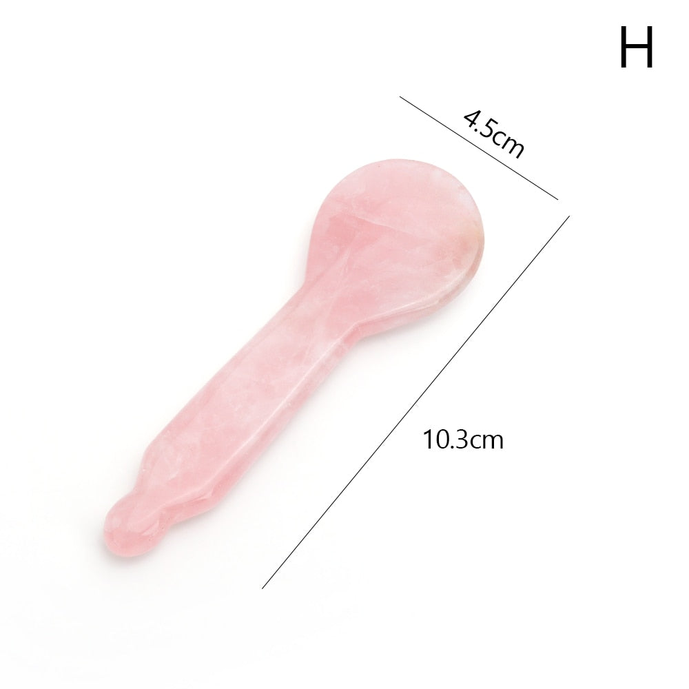 Rose Quartz Facial Tools