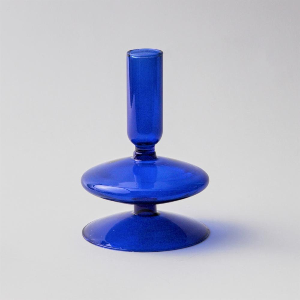 Colorful Glass Taper Candle Holder