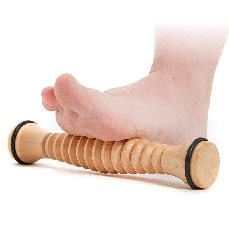 Wooden Foot Massage Roller